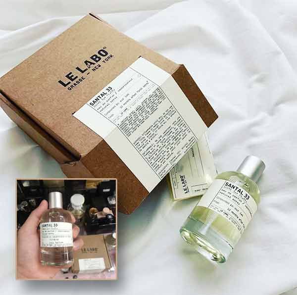 M&ugrave;i hương nước hoa Le Labo Santal 33 100ml nồng, c&aacute; t&iacute;nh